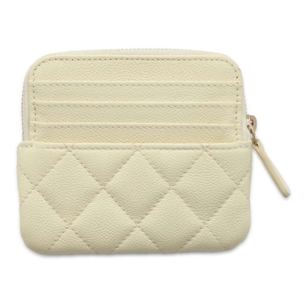 9630581 03 CHANEL Coin Case Matelasse CocoMark Caviar Skin Wallet