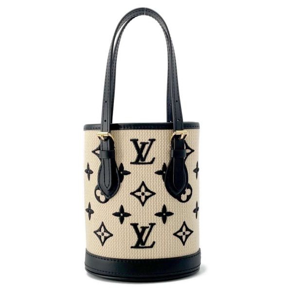 9631014 01 Louis Vuitton Shoulder Bag Nano Baguette 2way Shoulder Black