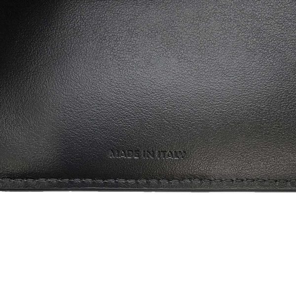 9631410 08 Celine Wallet Triomphe Calfskin Black