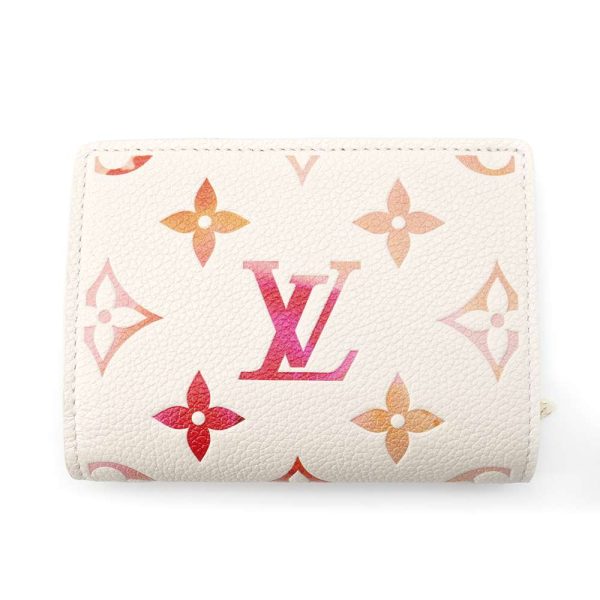 9631991 03 Louis Vuitton Portefeuille Claire Bifold Wallet Monogram Empreinte Blue