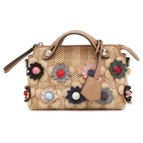 9632233 01 Fendi Mini Vitheway 2way Shoulder Bag Flower