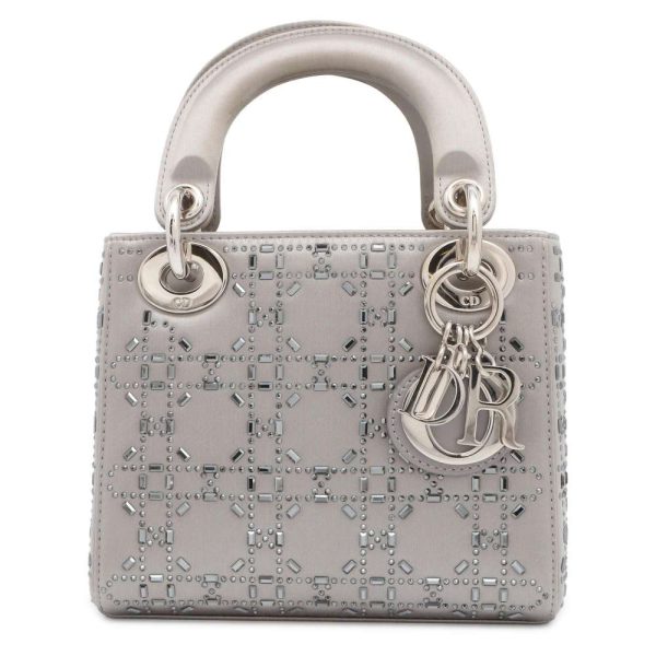 9632318 01 Christian Dior Dior Rhinestone Satin Mini Handbag