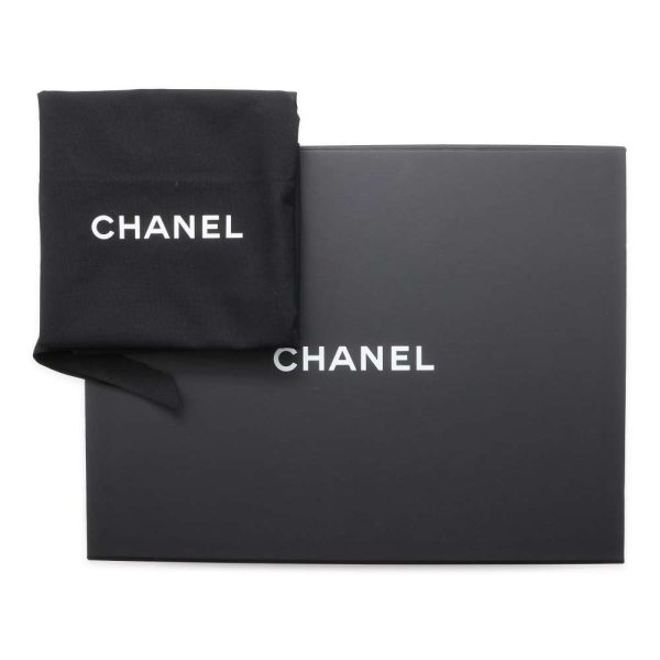 9633773 12 CHANEL Matelasse Caviar Skin Card Case Pass Holder Black