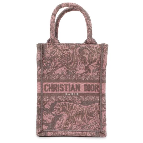 9635425 01 Dior Book Tote Reverse Toile de Jouy Small Handbag