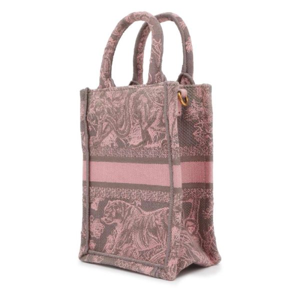 9635425 02 Dior Book Tote Reverse Toile de Jouy Small Handbag