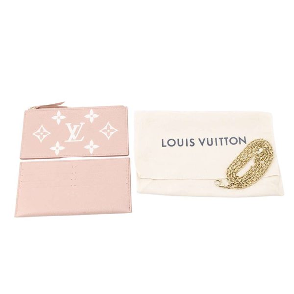 9635760 08 Louis Vuitton Chain Wallet Empreinte Pochette Wallet Pink