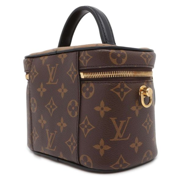 9638112 02 Louis Vuitton Reverse Vanity NV PM 2way Shoulder Bag Black