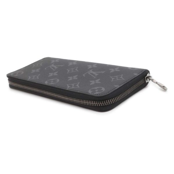 9638730 02 Louis Vuitton Zippy Wallet Vertical Long Wallet Monogram Eclipse Black