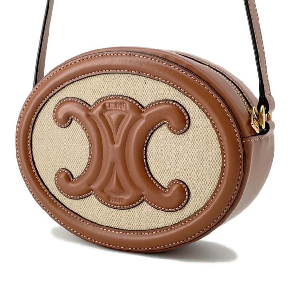 9639249 02 Celine Shoulder Bag Oval Cuile Triomphe