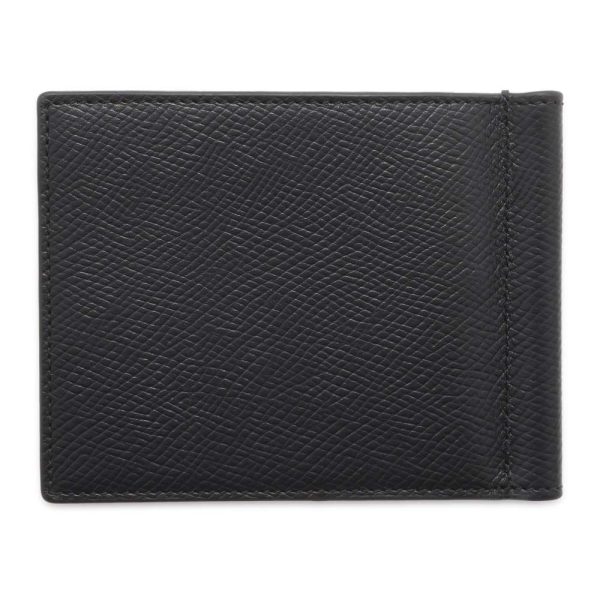 9640382 03 Celine Wallet Bill Clip Wallet Calf Wallet Money Clip Black