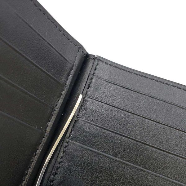 9640382 07 Celine Wallet Bill Clip Wallet Calf Wallet Money Clip Black