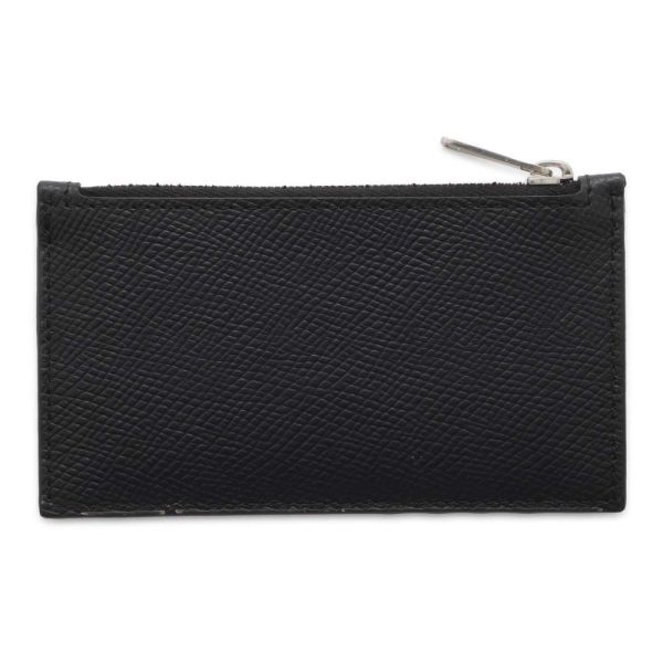 9640399 03 Celine Card Case Zipped Card Holder Coin Black