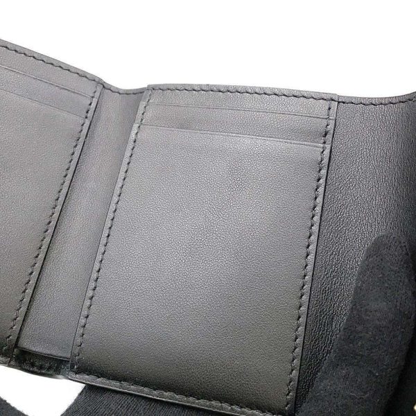 9641327 09 Christian Dior Saddle Lotus Wallet Black