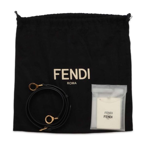 9642720 15 Fendi Peekaboo Iconic Essential 2way Shoulder Bag Black