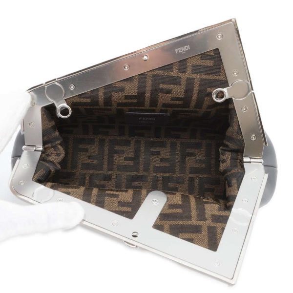 9642768 06 Fendi First Small Python 2way Clutch Bag