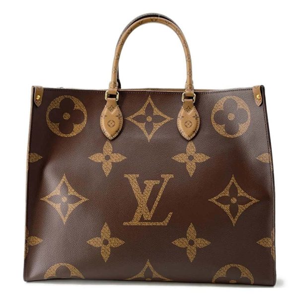 9642881 01 Louis Vuitton Tote Bag Monogram Reverse Giant On the Go GM M45320 2way Shoulder Bag