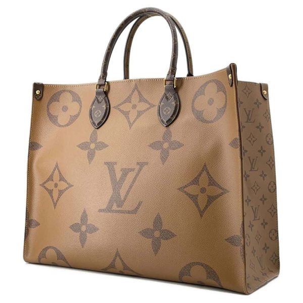 9642881 02 Louis Vuitton Tote Bag Monogram Reverse Giant On the Go GM M45320 2way Shoulder Bag