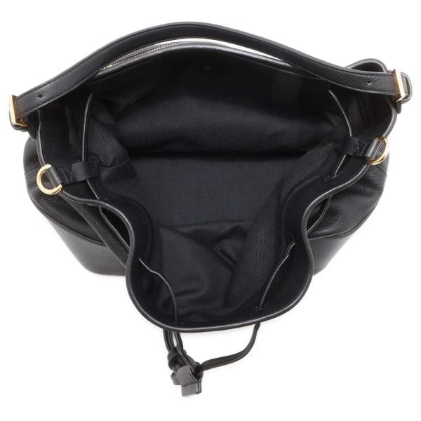 9643550 06 LOEWE Midnight Bucket Shoulder Bag Black