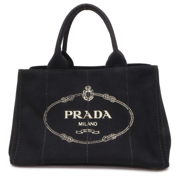 9643628 01 Prada tote bag CANAPA black bag