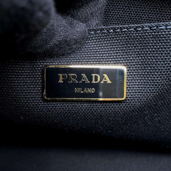 9643628 12 Prada tote bag CANAPA black bag