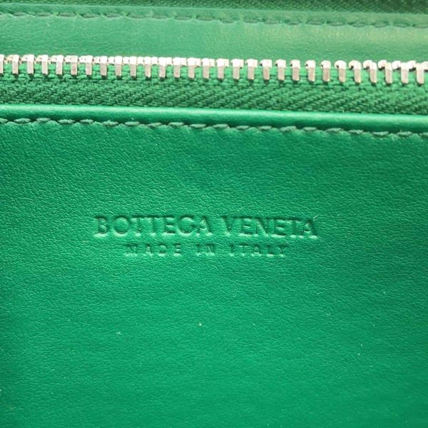 9645110 11 Bottega Veneta Long Wallet Intrecciato Wallet Green