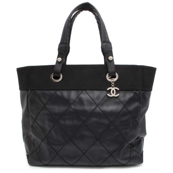 9645226 01 CHANEL 2way Mini Matelasse Cocomark Fabric Shoulder Bag Black