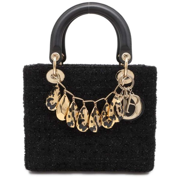 9645653 01 Christian Dior Handbag Medium Tweed Charm Bag