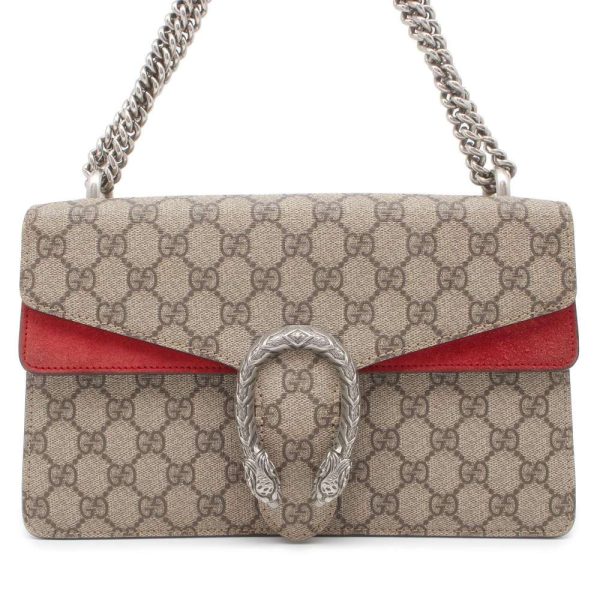 9645677 01 Gucci Dionysus GG Small Chain Shoulder Bag Beige