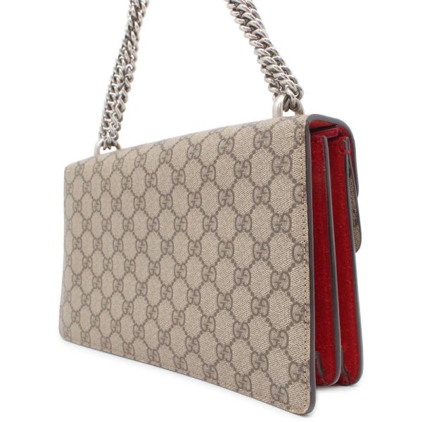 9645677 02 Gucci Dionysus GG Small Chain Shoulder Bag Beige