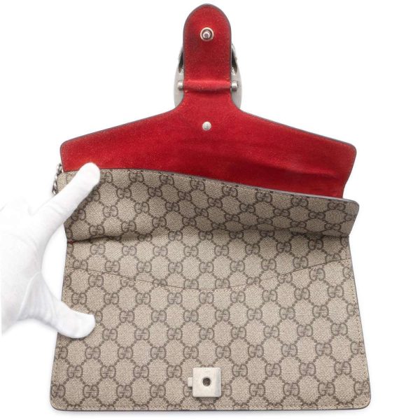 9645677 06 Gucci Dionysus GG Small Chain Shoulder Bag Beige