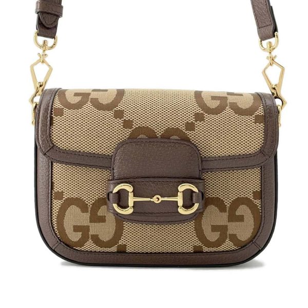 9645752 01 Gucci Horsebit 1955 Jumbo GG Crossbody 2way