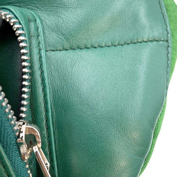 9645769 06 LOEWE Puffy Body Bag Green