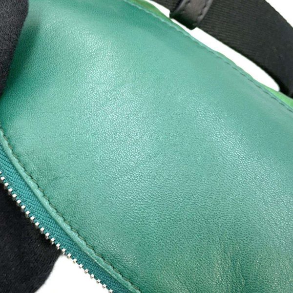 9645769 07 LOEWE Puffy Body Bag Green