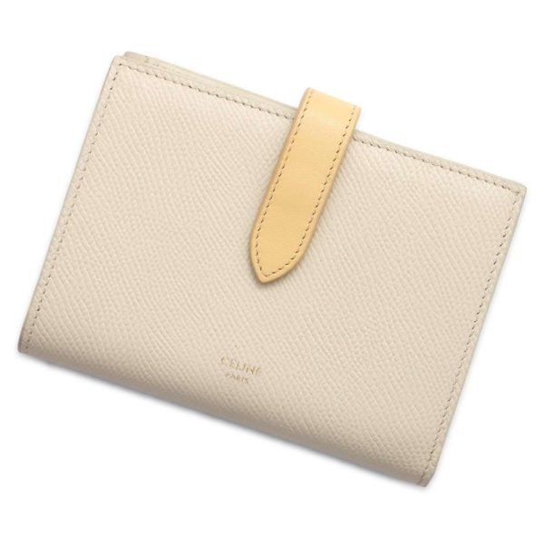 9645844 01 Celine Wallet Strap Wallet Pebble Medium 10B643 Wallet