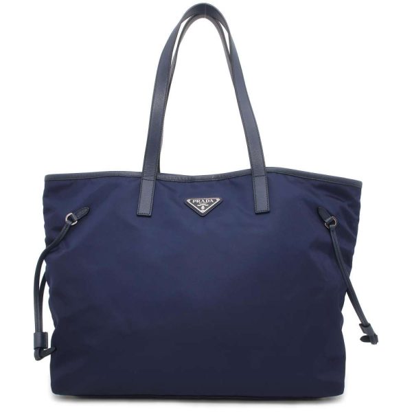 9645943 01 Prada Tote Bag Nylon PRADA Bag Blue