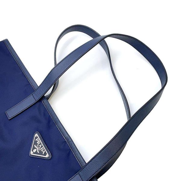 9645943 09 Prada Tote Bag Nylon PRADA Bag Blue