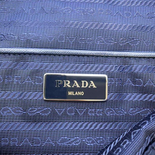 9645943 11 Prada Tote Bag Nylon PRADA Bag Blue