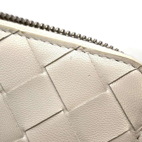 9646421 06 Bottega Veneta Long Wallet Intrecciato White