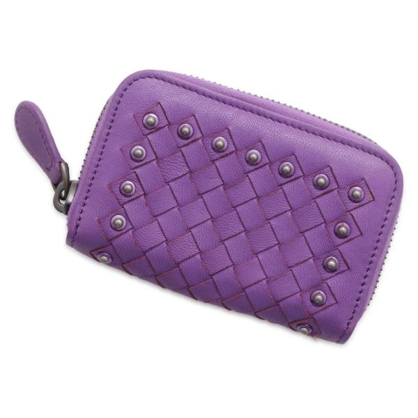 9646452 01 Bottega Veneta Coin Case Intrecciato Coin Purse