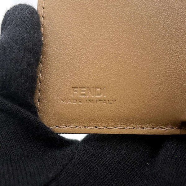 9648340 09 Fendi tri fwallet micro 8M0395 folding wallet