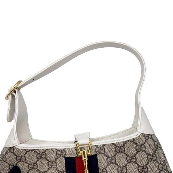 9649255 10 Gucci Shoulder Bag Jackie 1961 GG Supreme Small White