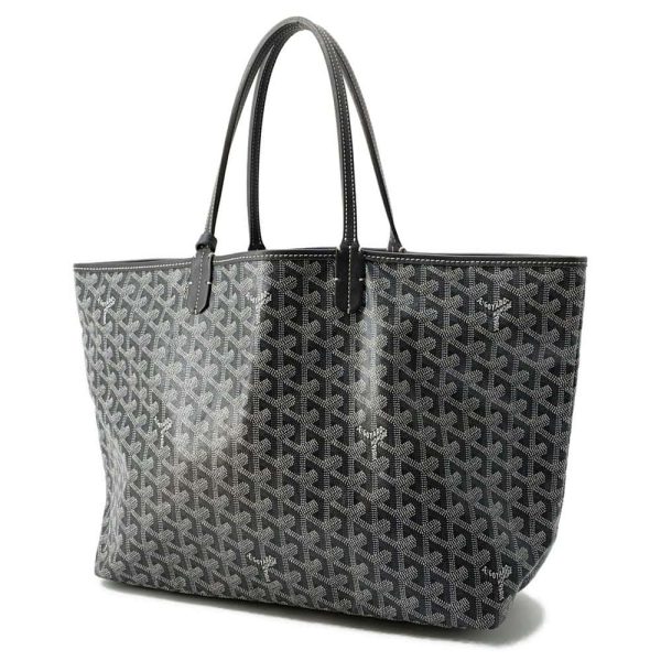 9649316 02 Goyard Saint Louis PM Tote Bag Black