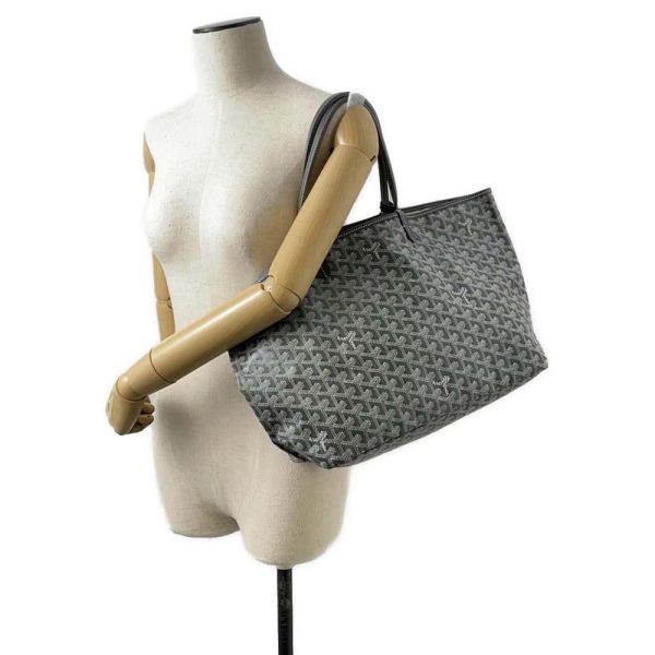 9649316 04 Goyard Saint Louis PM Tote Bag Black