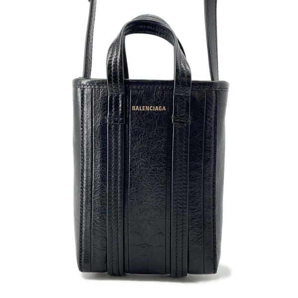 9649682 01 Balenciaga Barb Phone Folder Shoulder Bag Black