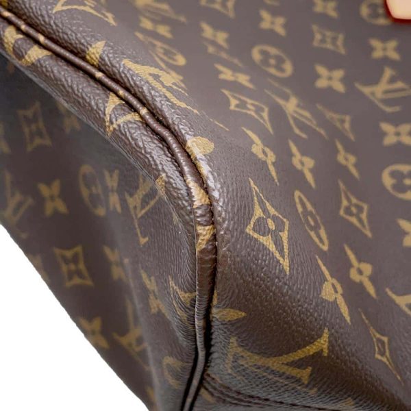 9649804 09 Louis Vuitton Neverfull MM Tote Bag Monogram Brown