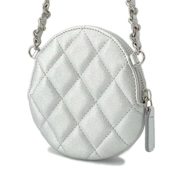 9650510 02 CHANEL Chain Shoulder Bag Camellia Lambskin Pochette Matelasse Bag