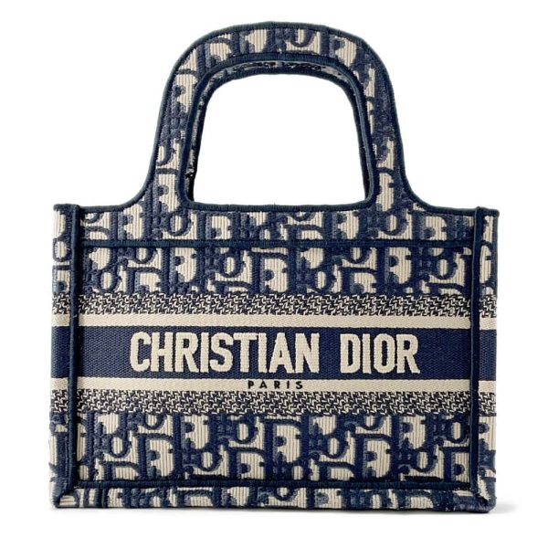 9655423 01 Christian Dior Book Tote Oblique Mini Trotter