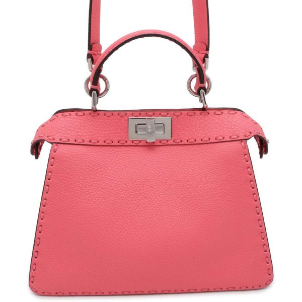 9655966 01 Fendi Selleria Peekaboo 2way Handbag Pink