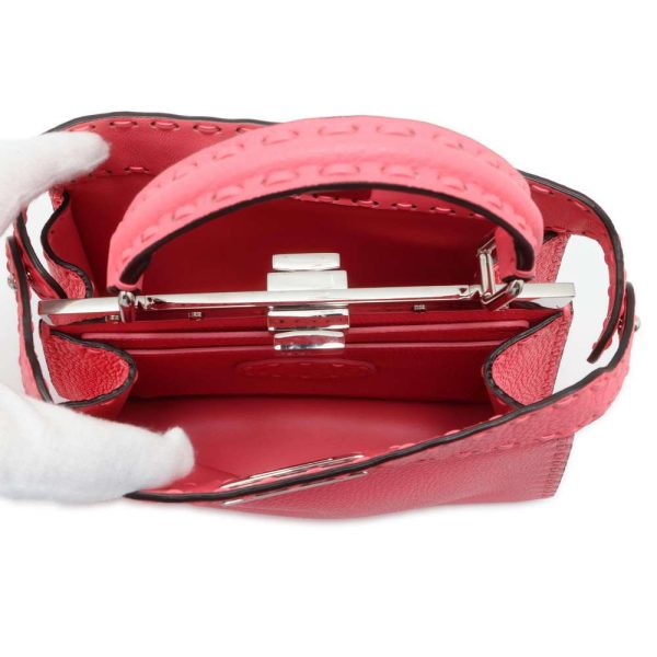 9655966 06 Fendi Selleria Peekaboo 2way Handbag Pink