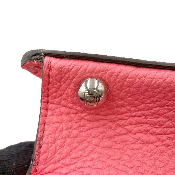 9655966 12 Fendi Selleria Peekaboo 2way Handbag Pink